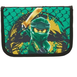 Κασετίνα Παραλληλόγραμμη Γεμάτη Lego Bags Ninjago Green Lloyd Μονή