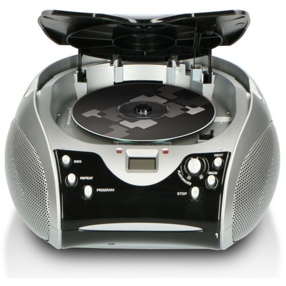 Φορητό Radio/CD Lenco Boombox SDC 27 - Μαύρο image 1