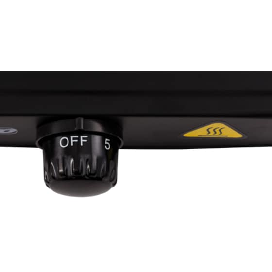 Επιτραπέζια Εστία Εμαγιέ MESKO MS 6508 1000 W Μαύρο image 5