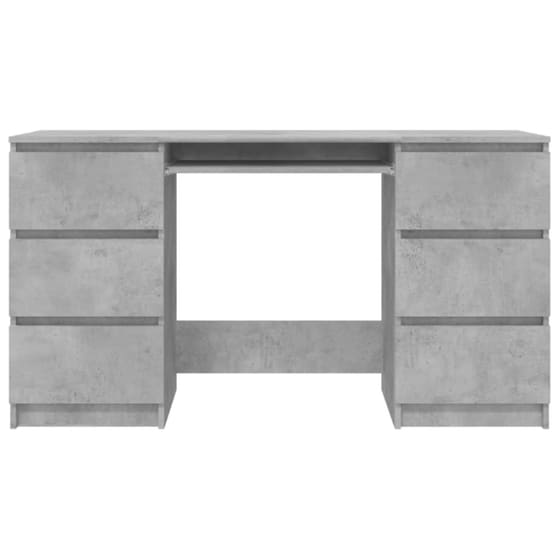 Γραφείο Υπολογιστή VidaXL από Μοριοσανίδα 140x50cm - Γκρι image 1