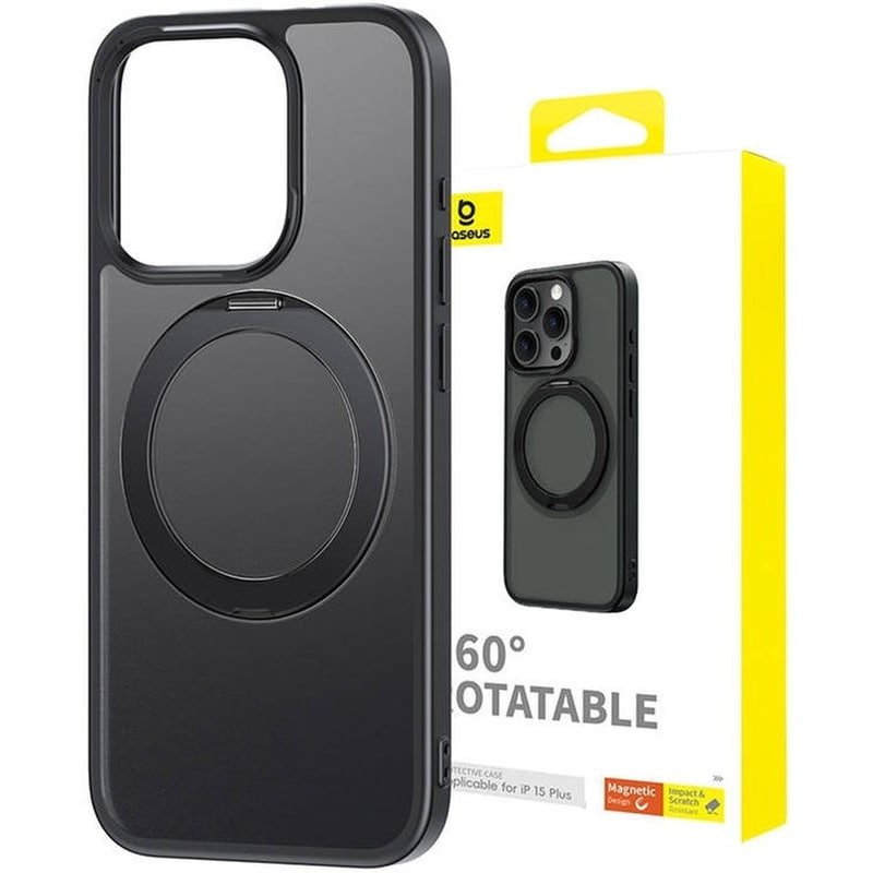 Θήκη Apple iPhone 15 Plus - BASEUS Cyberloop Series Case με MagSafe - Μαύρο