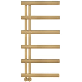 THERMO ACCENT ACC10050-211 50 X 100 Brushed Brass (Gold) PVD Θερμαντική Πετσετοκρεμάστρα