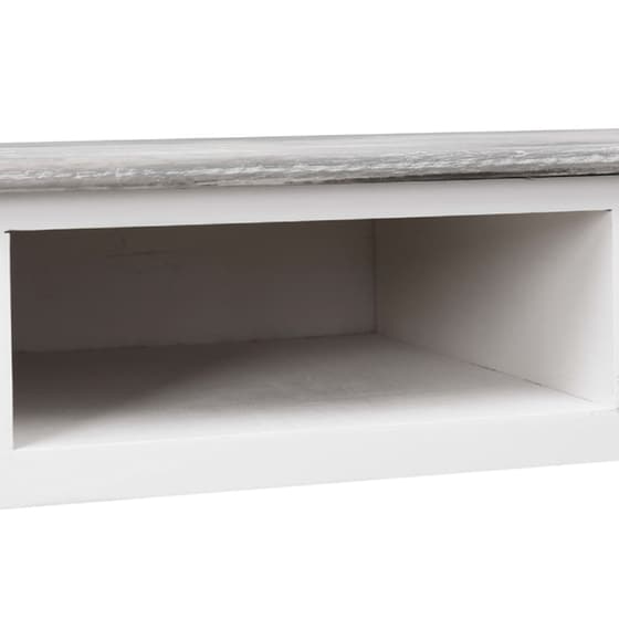 Γραφείο Μελέτης VidaXL από Ξύλο 110x45cm - Λευκό/Γκρι image 5