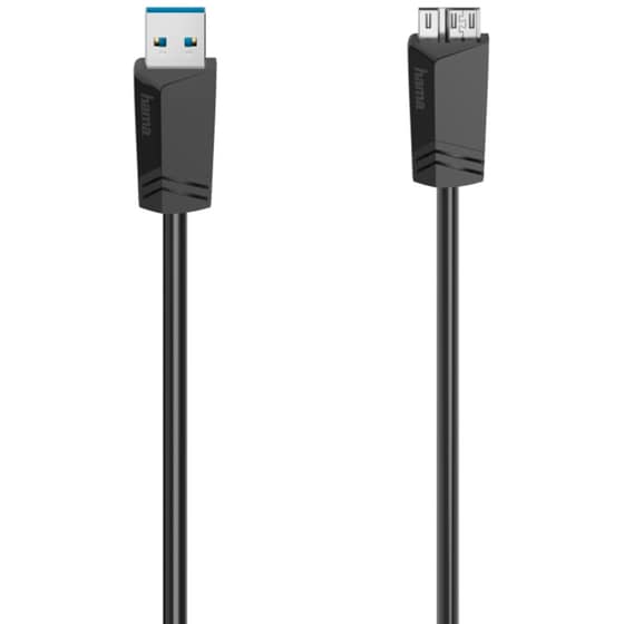 Καλώδιο Hama USB-A male σε micro USB male - 1.5m image 1
