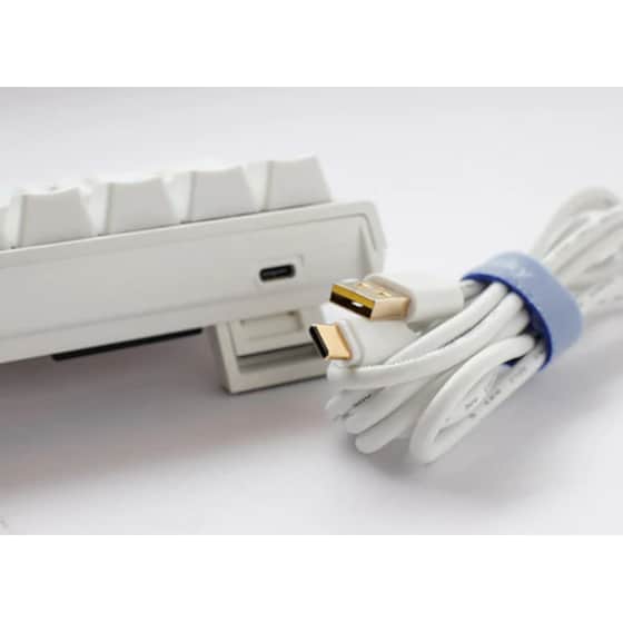 Ducky One 2 Mini SOU Gaming Μηχανικό Πληκτρολόγιο 60% με Cherry MX Brown διακόπτες και RGB φωτισμό (US) Λευκό image 3