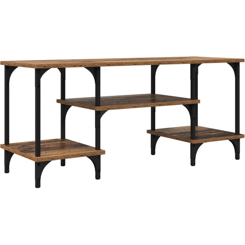 Έπιπλο Τηλεόρασης VidaXL 102 x 35 x 45,5 cm - Παλαιωμένο Ξύλο