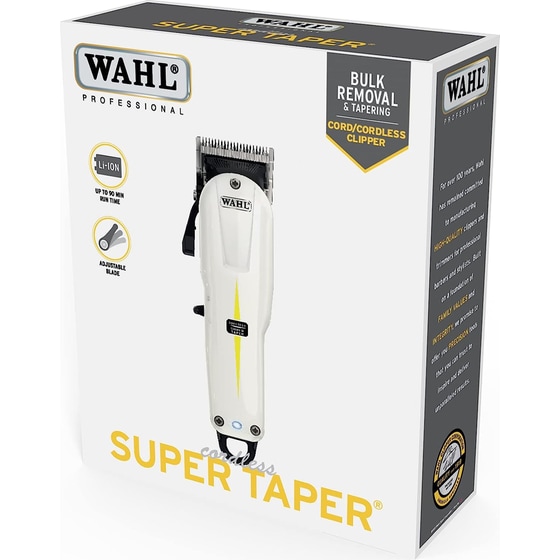 Επαγγελματική Κουρευτική Μηχανή WAHL Super Taper Cordless 08590-016 με 4 Χτενάκια Επαναφορτιζόμενη image 3