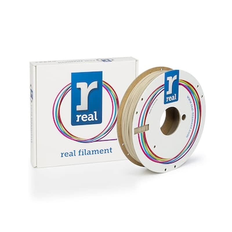 REAL FILAMENTS Real Pla 3d Printer Filament - Wood - Spool Of 0.50kg - 1.75mm (refplawood750mm175)