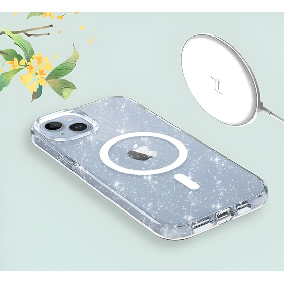 Θήκη Apple iPhone 13 - Tech-Protect FlexAir Hybrid - Διάφανη Glitter image 4
