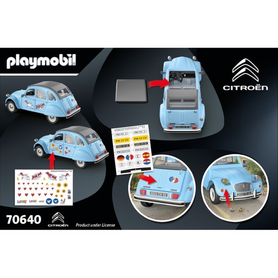  Playmobil 2CV Set Citroen Collaboration Product Fast Delivery  Limited to 2 Cars : Toys & Games