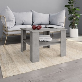 Τραπεζάκι Σαλονιού VidaXL από Μοριοσανίδα 60x60x42cm - Γκρι
