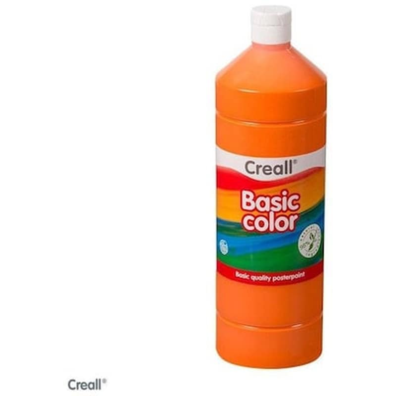 Τέμπερα Πορτοκαλί Creall Basic Color 1000 Ml 04 Orange