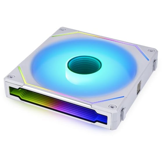 Case Fan Lian Li UNI SL-INF Wireless 120 με RGB Φωτισμό και Σύνδεση 4-Pin PWM 3τμχ - Λευκό image 1