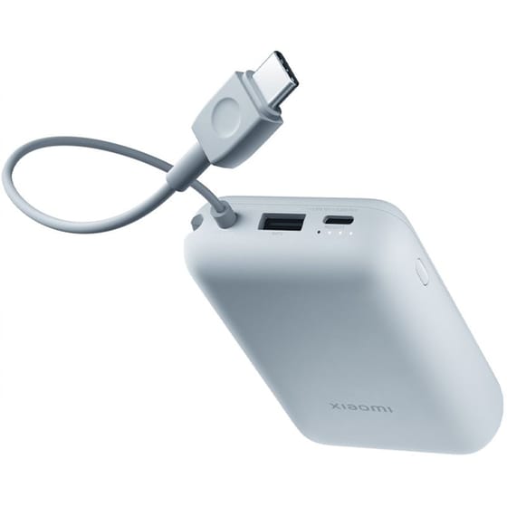 Powerbank Xiaomi με Ενσωματωμένο Καλώδιο 10.000mAh 22.5W - Ice Blue image 4