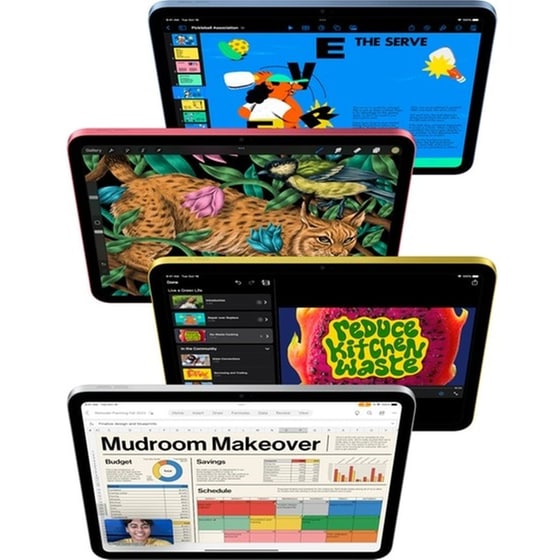 Apple iPad 10.9" 2022 (10th Gen) 64GB 5G - Yellow image 1