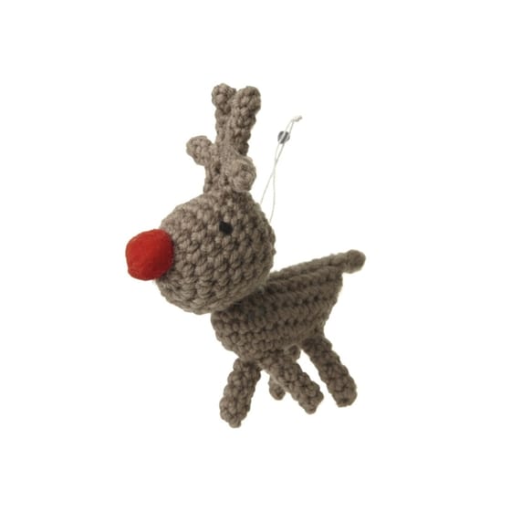 Χριστουγεννιάτικο Στολίδι Heaven Sends Πλεκτός Καφέ Τάρανδος image 0