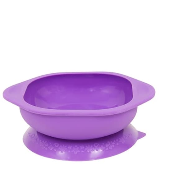 Μπολ Φαρμακευτικής Σιλικόνης Με Αντιολισθητική Βάση,marcus And Marcus Φαλαινίτσα Λιλά image 0