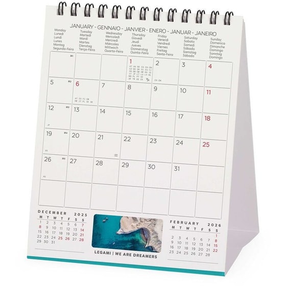 Ημερολόγιο Γραφείου Legami 2026 Vitamin Sea image 2