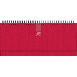 Εβδομαδιαίο Planner 2026 Θεοφύλακτος 12M Kashmir Κόκκινο