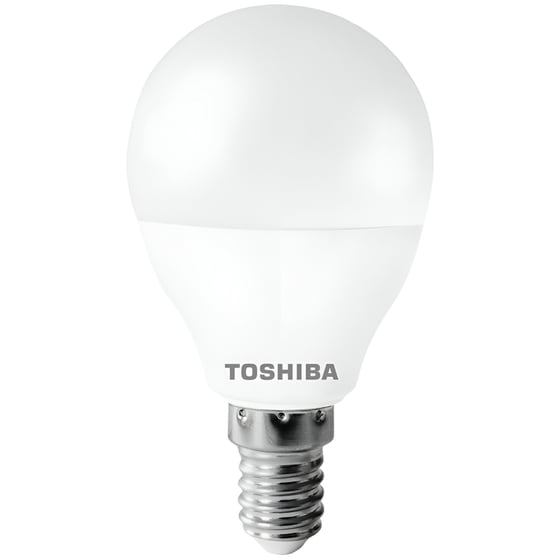 Λάμπα LED Toshiba G45 E14 7W 3000K - Θερμό Λευκό image 0