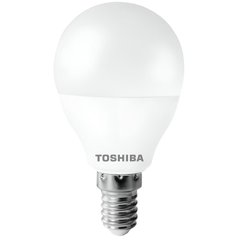 Λάμπα LED Toshiba G45 E14 7W 3000K - Θερμό Λευκό