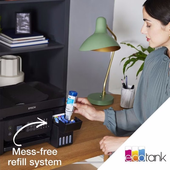 EPSON EcoTank L5310 Εχρωμο Πολυμηχάνημα Inkjet Α4 με δοχεία μελανιού, WiFi, Ethernet image 6