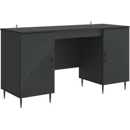 Γραφείο VidaXL από Επεξεργασμένο Ξύλο 142,5x50x75 cm - Μαύρο