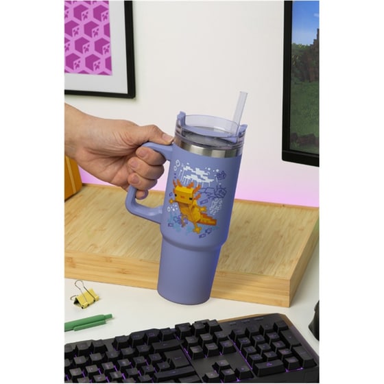 Ποτήρι Θερμός Paladone Minecraft - Axolotl 900ml image 3