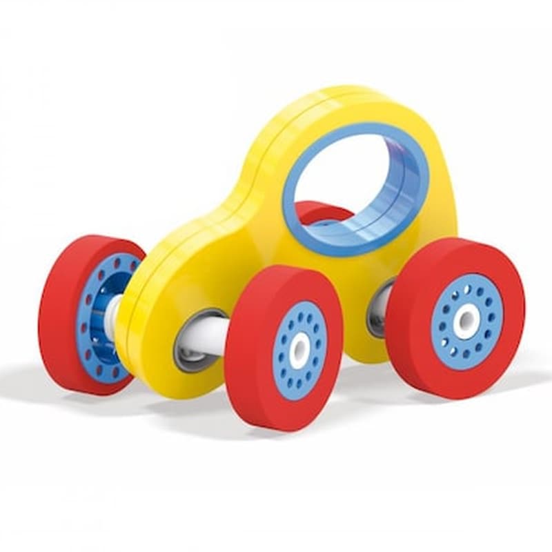Το Πρώτο Μου Αυτοκίνητο First Woody Plastic Citycar, Quercetti