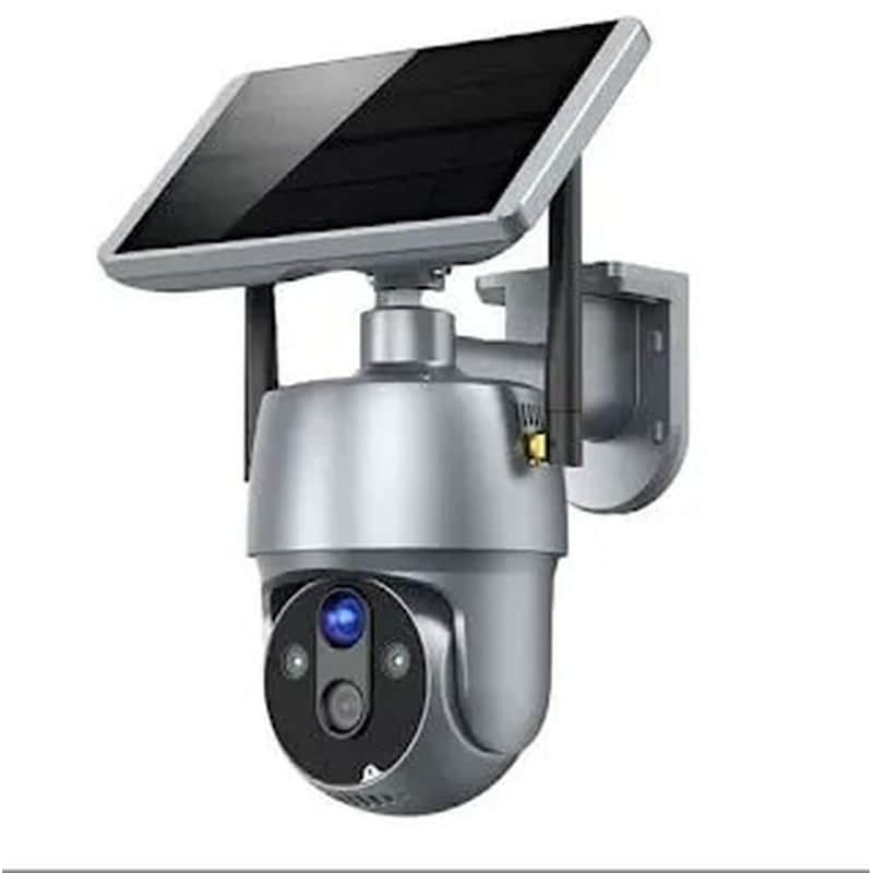 ANDOWL Ασύρματη IP Camera Andowl Q-SX01 Dome 4K SIM 5G + WiFi Solar Panel 1080p Ασύρματη με Infrared 360°