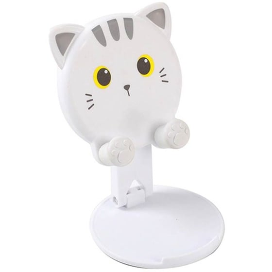 Βάση Γραφείου για Κινητό i-Total White Cat image 0