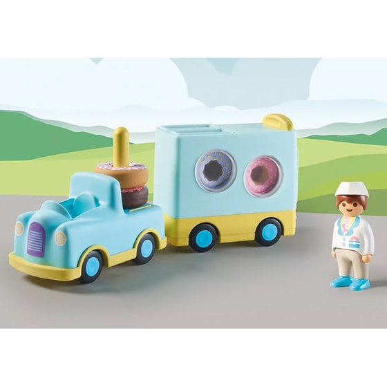 PLAYMOBIL® Junior Φορτηγάκι Ντόνατ (71325) image 2