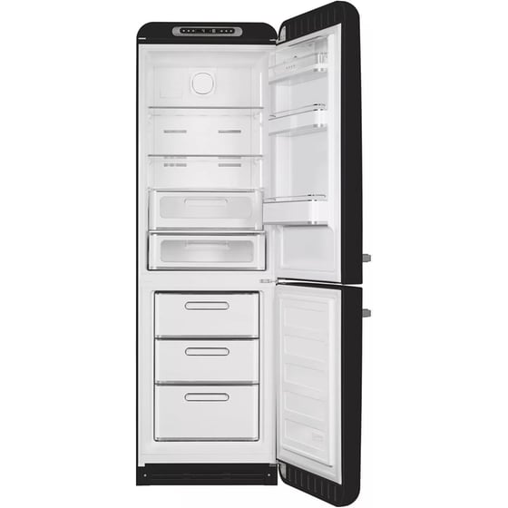 SMEG FAB32RBL6 332 Lt Total No Frost Μαύρο Ψυγειοκαταψύκτης image 1