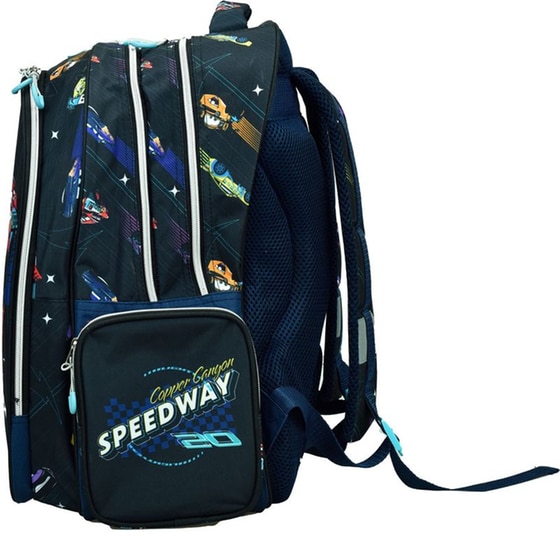 Τσάντα Πλάτης Δημοτικού Gim Cars Under The Lights image 3