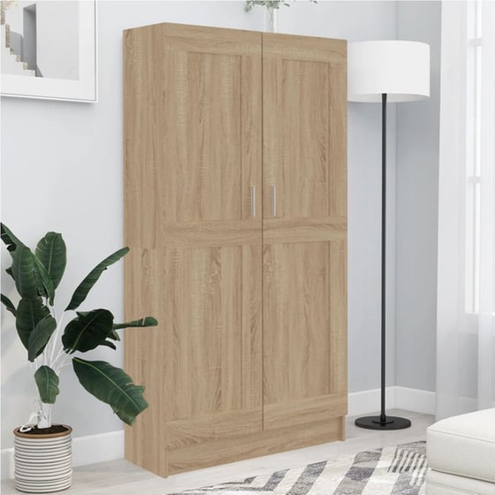 Ντουλάπα Γραφείου VidaXL από Μοριοσανίδα 82.5x30.5x150 cm - Sonoma/Δρυς image 6