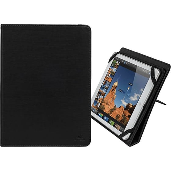 Θήκη Tablet Universal 10.1" - Rivacase Kick stand folio - Black image 7