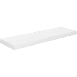 Ράφι Τοίχου VidaXL από MDF 80x23.5x3.8 cm - Λευκό/Γυαλιστερό