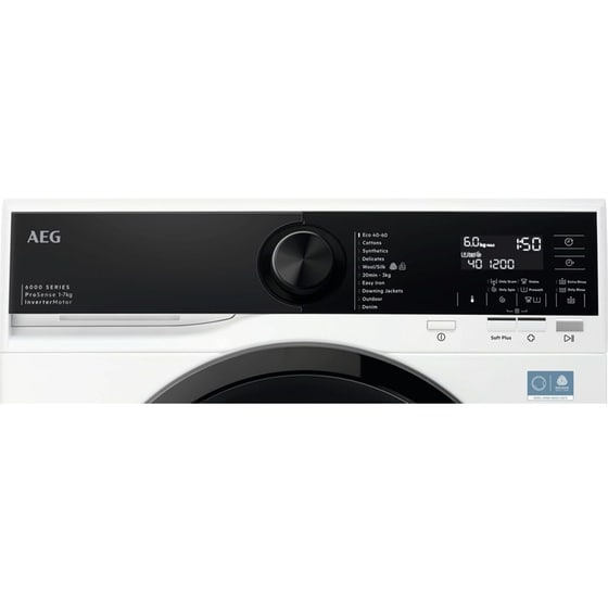 AEG L6SE47DE 7 kg 1.400 Στροφές Λευκό Πλυντήριο Ρούχων image 2