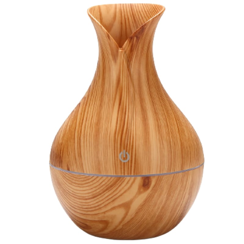 Υγραντήρας και Συσκευή Αρωματοθεραπείας Mini Ultrasonic Aroma Humidifier Ν29038 7 Led - Καφέ