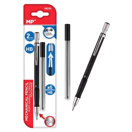 Mηχανικό Μολύβι Mp και Μύτες 2.0 mm HB (2 Τεμάχια) image 0