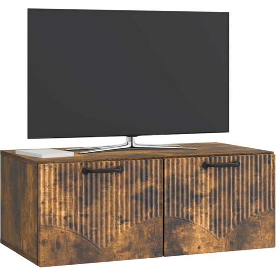 Επιτοίχιο Έπιπλο Τηλεόρασης VidaXL 78.5x41x30 cm - Γκρι image 2