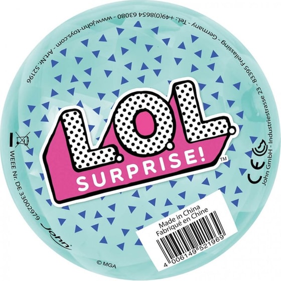 John Παιδική Αερόμπαλα L.O.L. Surprise Light Up Μπαλάκια με LED (1 Τεμάχιο) - Τυχαία Επιλογή image 1