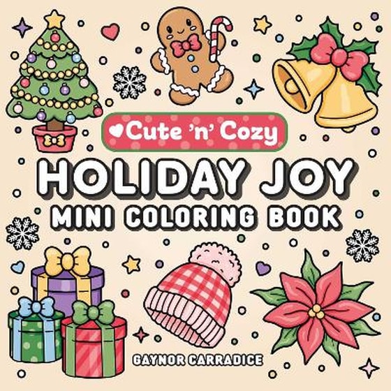 Holiday Joy Mini Coloring Book image 0
