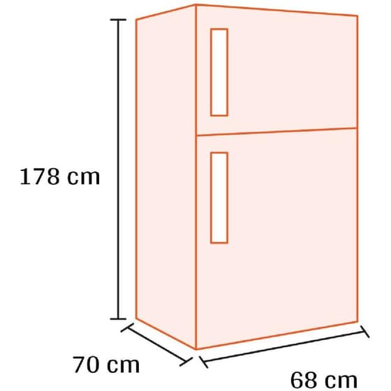 DAVOLINE FSRX 415 WH Total No Frost 415 Lt Λευκό Δίπορτο Ψυγείο image 1