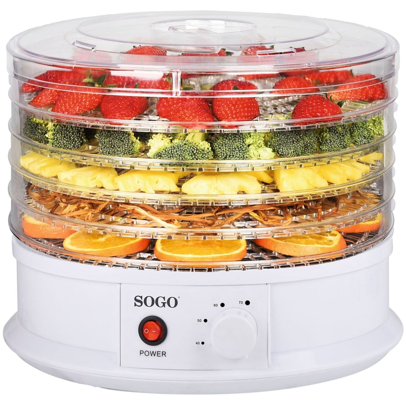 SOGO Αποξηραντής Τροφίμων SOGO DAL-SS-10460 250 W Λευκό