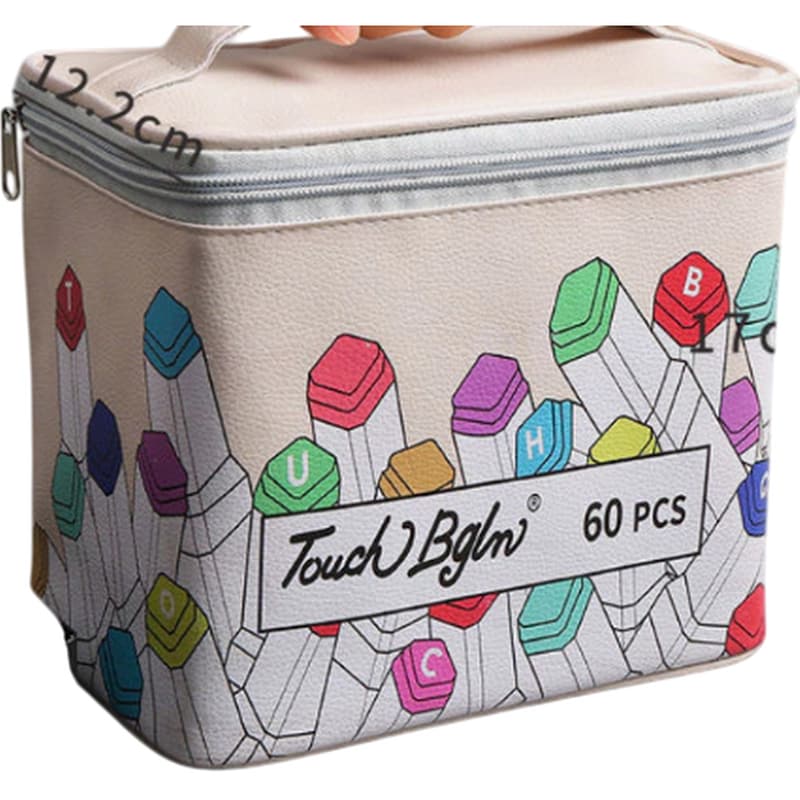 TOUCH Μαρκαδόροι Ζωγραφικής με Διπλή Μύτη (60 Τεμάχια)