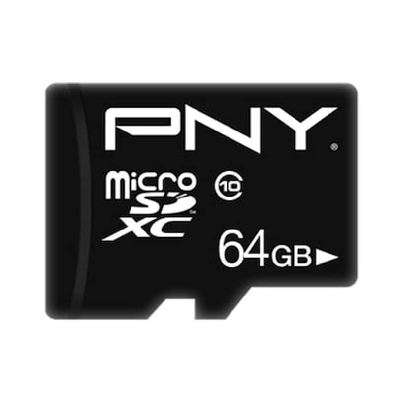 PNY PNY microSDXC 64GB Class 10 U1 UHS-I με αντάπτορα