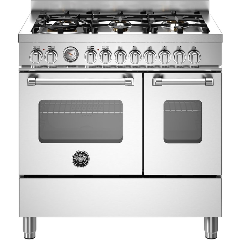 BERTAZZONI MAS96L2EXT 58/33 Lt Inox Μεικτή Κουζίνα Αερίου