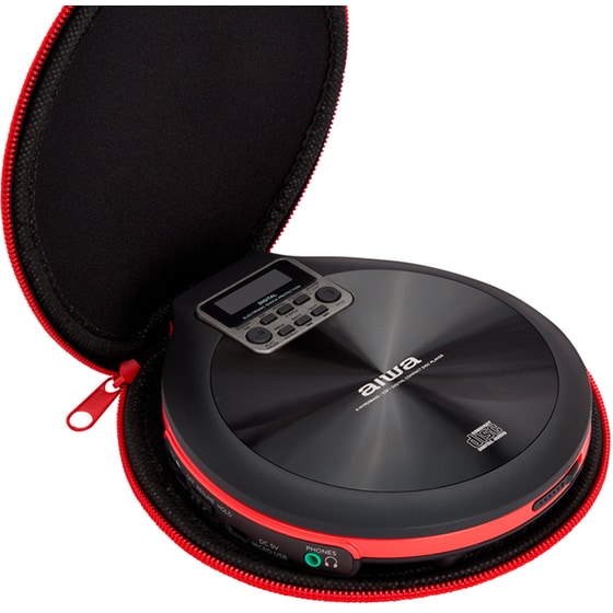 Φορητό CD Player AIWA PCD-810RD - Μαύρο/Κόκκινο image 9