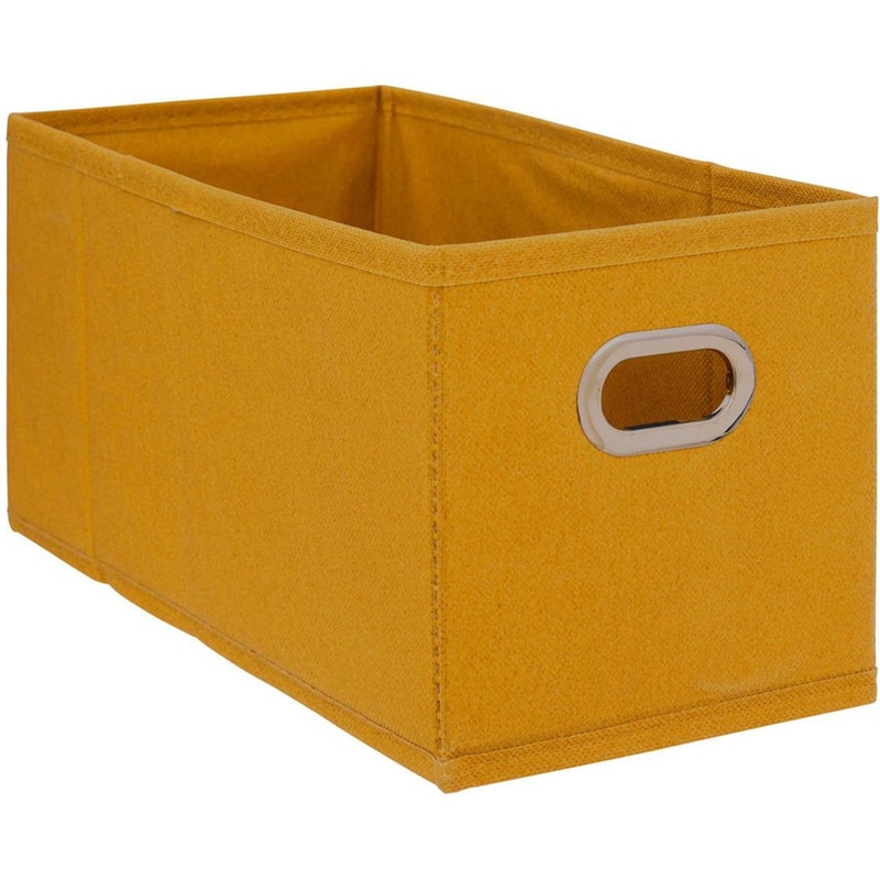 Κουτί Αποθήκευσης F-V 160384q Ψάθινο 31x15cm – Κίτρινο